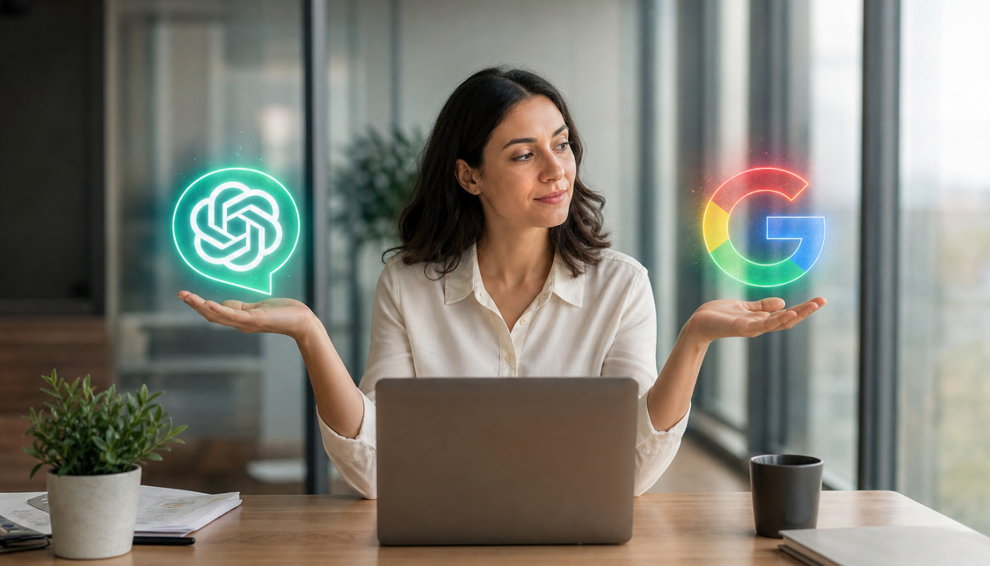 ChatGPT et Google : concurrence ou complémentarité pour la visibilité ?